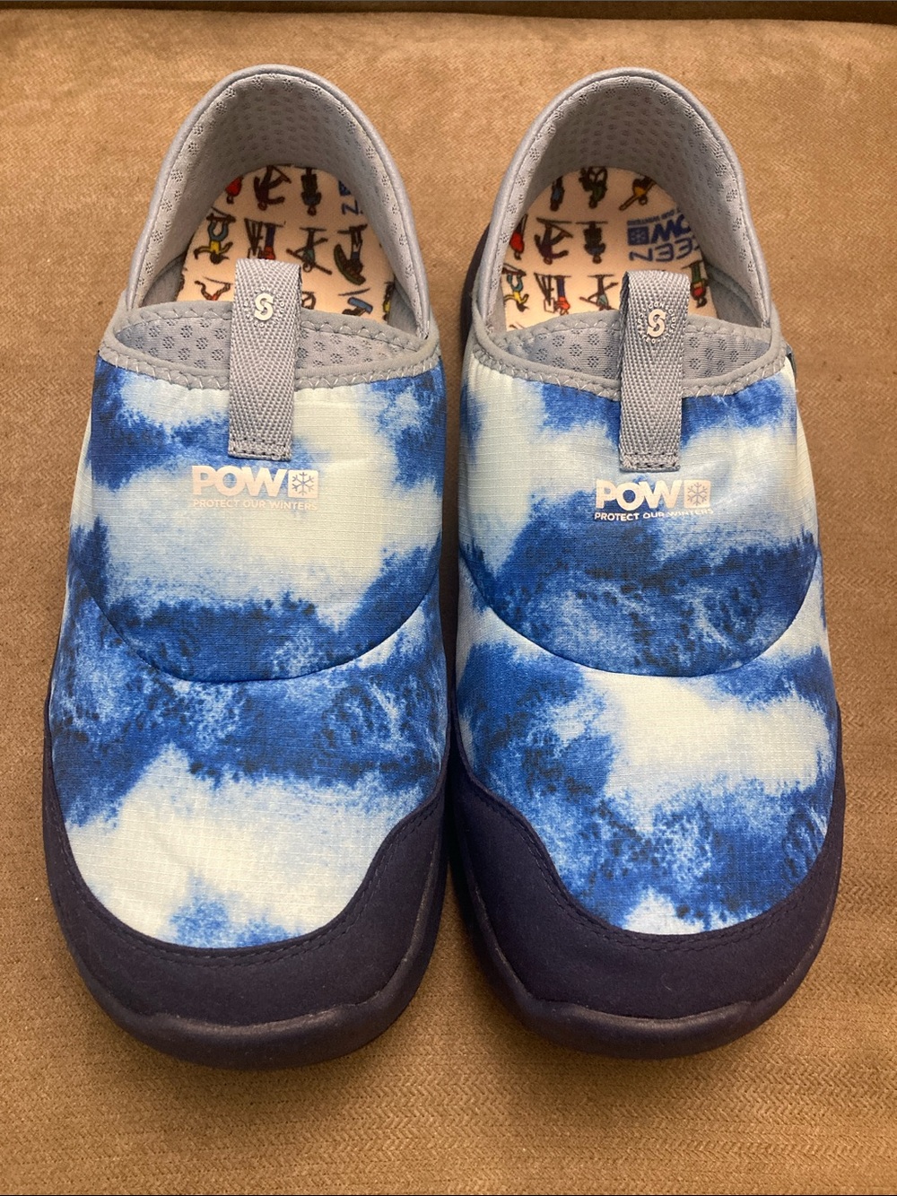 KEEN Whyser "Protect Our Winters" (POW) Slip-On in the Pow Glacier Blue M10 NWOT
